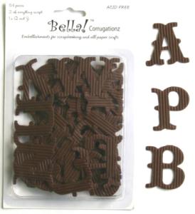 Bella-Corrugated Alpha-Chocolate